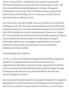ARRESTATION DE JOUHAUD 
